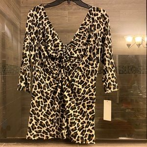 Be Devine Leopard Print XL Women’s Blouse/Top